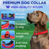 TECEUM Reflective Pet Collar – Red – XS – Extra Soft Padding – Basic Nylon Dog Collar – Quick Release Buckle – Fits Small, Medium and Large Dogs, Puppies, Cats – ESA & Service Dog Options