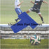 Soccer Shin Guard Socks, Breathable Blue Sports Sleeves for Hiking, Football Training, Running & Cycling