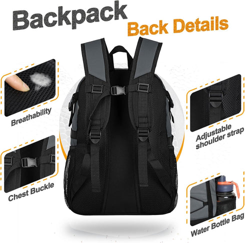 Goloni Soccer and Basketball Backpack - Ball and Shoe Compartment