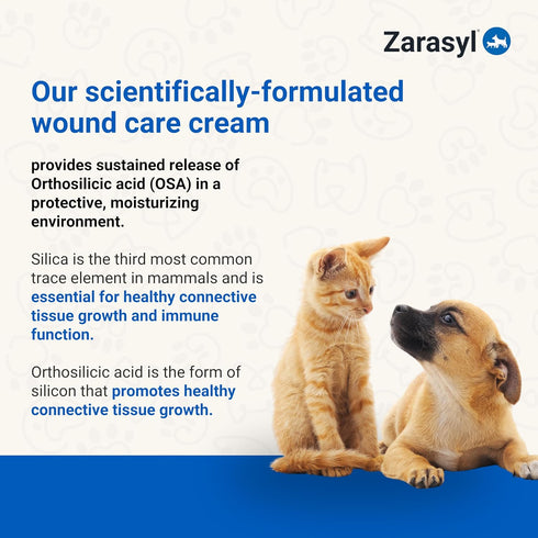 1.69 oz. Zarasyl Companion Essential Skin Care Ointment for Cats and Dogs, Protects & Moisturizes Skin & Tissues