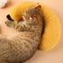 Little Pillow for Cats Puppies, Ultra Soft Fluffy Calming Toy, Half Donut Cuddler for Joint Relief Sleeping