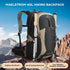 Maelstrom 40L Hiking Backpack - Waterproof Daypack with Rain Cover, Khaki