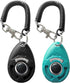 Pet Training Clicker with Wrist Strap, Dog Training Clickers (New Black + Blue)