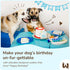 Wufers Dog Birthday Cookie Box, 9 Cookies, Human Grade Ingredients, Cute Hand Decorated