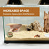 Hollima Hermit Crab Tunnel Cave Corner, Hermit Underground Crab Climbing Tank Accessories Decor Hide, Hermit Crab