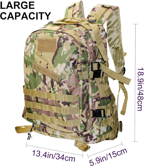 Outdoor Fishing Tackle Backpack, Shoulder Bag with Ample Storage Space for Fishing, Hiking, Camping Gear and Equipment