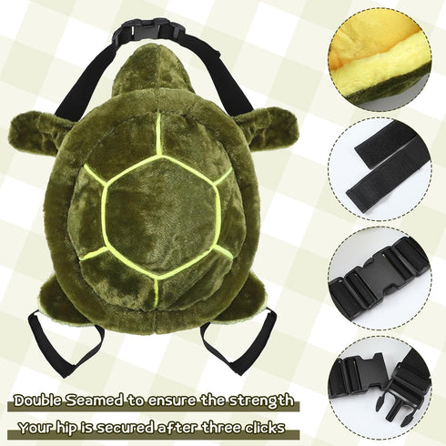 Kathfly Turtle Butt Pad Protective Gear for Skiing, Snowboarding, Cute Tortoise Padded Hip Cushion for Kids Adults