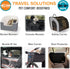 17 16 15in K&H Pet Products Enclosed Dog Cat Car Seat, Travel Safety Carrier for Pets, Dog Travel Car Seat, Soft-Sided