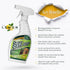 32oz RUFF STUFF Max Strength BioEnzyme Stain Remover Spray & Pet Odor Eliminator: Fabric-Safe Dog & Cat Urine Destroyer