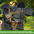 Emsiok 63"H 35"X32" Mosquito Net Cover for Canopy Chair, Bug Barrier Mosquitos Mesh Tent Black Chair Mosquito Netting