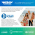 Hero Cooling Towel for Travel, Hiking, Sports, Yoga (2-Pack), Ultra Soft Microfiber 40" x 12"