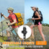 Travel Folding Trekking Hiking Pole with Carrying Case, Adjustable Walking Stick for Women and Men