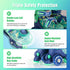ZOOBLISS 3-7 4 Kids Roller Skates for Beginners - Toddler Roller Skates for Boys and Girls Ages with Light-Up Wheels