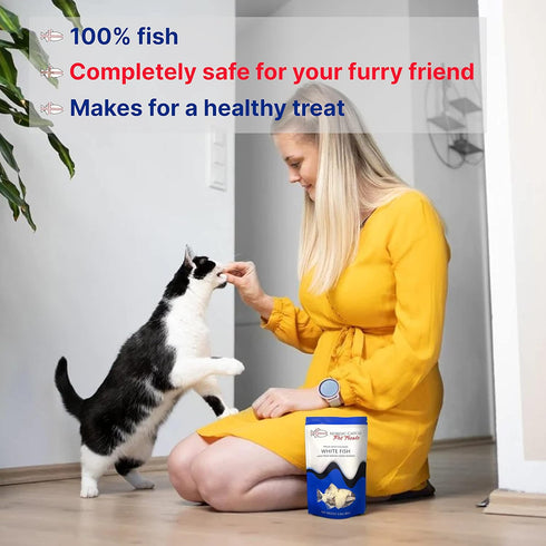 Nordic Catch Freeze Dried Fish Pet Treats from Iceland - Pure, All Natural Seafood Snacks for Dogs, Cats and Other Pets