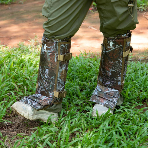 Snake Gaiters - Waterproof Lower Legs Snake Guards - Anti-Snake Gaiters for Men/Women, Adjustable Size