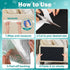 23.6x15.8 Scratching,Trimmable ENONCI Couch Wall Corner Protection for Indoor Cats,Anti Scratch Furniture Protector