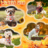 120 30 Sanwuta Pcs Thanksgiving Fall Bandanas for Dogs Bulk Pumpkin Maple Leaf Triangle Dog Bandana Autumn Washable Pet
