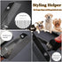 Undercoat Rake for Dogs, Long Tooth Grooming Rakes Brush with Anti-Slip Handle for Shedding Long Hair Pets