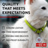 WAUDOG Ultra Soft Rolled Leather Dog Collar - Padded Collars for Small, Medium, Large Dogs - Male and Female