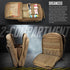 WYNEX Tactical Molle Admin Pouch, Large Capacity Utility EDC Pouch Organizer with Medical EMT Attachment