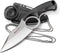 Kilimanjaro 910106 Men's Stretta Tactical Neck Knife, 6.4-inch Overall Length, 3.2-inch Blade, Formed Sheath