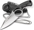 Kilimanjaro 910106 Men's Stretta Tactical Neck Knife, 6.4-inch Overall Length, 3.2-inch Blade, Formed Sheath