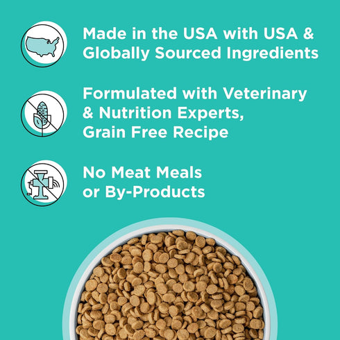 BIXBI Rawbble Dry Dog Food, Duck, 4 lbs, USA Made, Fresh Meat, No Meat Meal, No Corn, Soy or Wheat