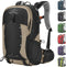 Maelstrom 40L Hiking Backpack - Waterproof Daypack with Rain Cover, Khaki