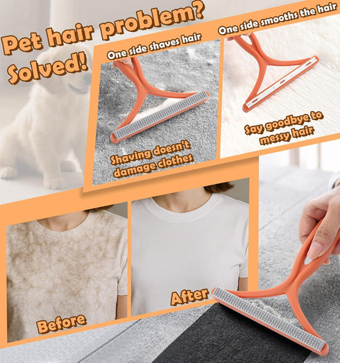 GUJYUYIF Pet Hair Removal Glove for Cats & Dogs Grooming, Pet Hair Removal Tool Brush Kit Reusable Lint Remover