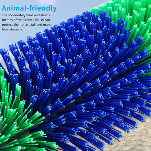 2PCS 8PCS Livestock Scratching Brush, Horse Grooming Brushes Kit With Screws For Cow Goat Cattle Sheep Pig Full