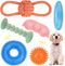 6 Pack Dog Chew Squeaky Toys for Puppy Teething 2-8 Months, Soft & Durable Chew Toys for Small and Medium Dogs