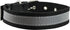 Reflective Dog Collar, Cotton Web/Leather, 18" Long, 3/4" Wide, Fits 12"-16" Neck, Poodle, Spaniel