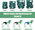 (3 Pack), wegreeco Washable Dog Diapers Highly Absorbent Dog Diapers for Female Dogs, Female Dog in Heat, or Excitable