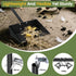 Dreamillo 15.7 40-67 Alloy Steel Chicken Poop Scooper for Sand - Extra Large Chicken Coop Scoop - Simplified Cleaning