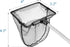 Lpraer Aquarium Fish Net - 3.2" x 4" with Extendable 7.4"-16.3" Telescopic Stainless Steel Handle