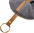 Waxed Canvas Foldable Dog Bowl (Grey)