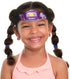 LED Headlamp Flashlight for Adults & Kids, Lightweight, Waterproof, Purple, 3 AAA Batteries Included