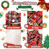 Dog Sweater Dress for Small Dogs, XX-Small, Red Plaid Winter Outfit for Chihuahua Yorkie Teacup