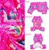 Dog Pajamas for Small Medium Dogs, Cute Summer Clothes, Soft Stretchy Puppy Jammies Outfit (Pink, Large)