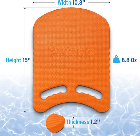 Junior Kickboard Buoy for Kids, Swimming Aid & Exercise Training Board for Youth and Toddlers, BPA Free