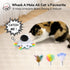 ORSDA Cat Laser Toy, 2-in-1 Interactive Automatic Laser Pointer Cat Toy, USB Rechargeable Electronic Kitten Toys