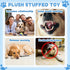 Honoson 9 Pcs Cute Durable Plush Dog Teething Toys, Soft Squeaky Stuffed Animal Chew Toys for Small & Medium Dogs