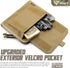 WYNEX Tactical Folding Admin Pouch, Molle Tool Bag of Laser-Cut Design, Utility Organizer EDC Medical Bag Modular