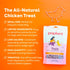 1400+ 4 oz, 3 Pack) Pupford Freeze Dried Training Treats for Dogs & Puppies, Two Ingredient Bites (Chicken