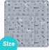 72"x72" Extra Large Washable Pee Pads for Dog Super Absorbent, Reusable Pee Pads Non-Slip Waterproof Pet Training Mats