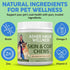 3, 6, 9, 120 Asher House Wellness Skin & Coat Chews - Dog Itching Skin Relief with Omega Fish Oil, Biotin - Dogs Itchy