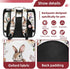 Travel-Friendly Transparent Bunny Rabbit Pet Carrier for Small Dogs and Kittens