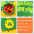 Pet Olfactory Feeding Pad Training Mat - Interactive Puzzle Toy for Dogs & Cats - Natural Foraging Tool - Spring