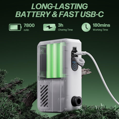 10L/Min 4 IPX8 7800mAh IGRL Portable Shower for Camping, Powerful Water Flow, Rechargeable Shower Pump with Bath