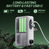 10L/Min 4 IPX8 7800mAh IGRL Portable Shower for Camping, Powerful Water Flow, Rechargeable Shower Pump with Bath